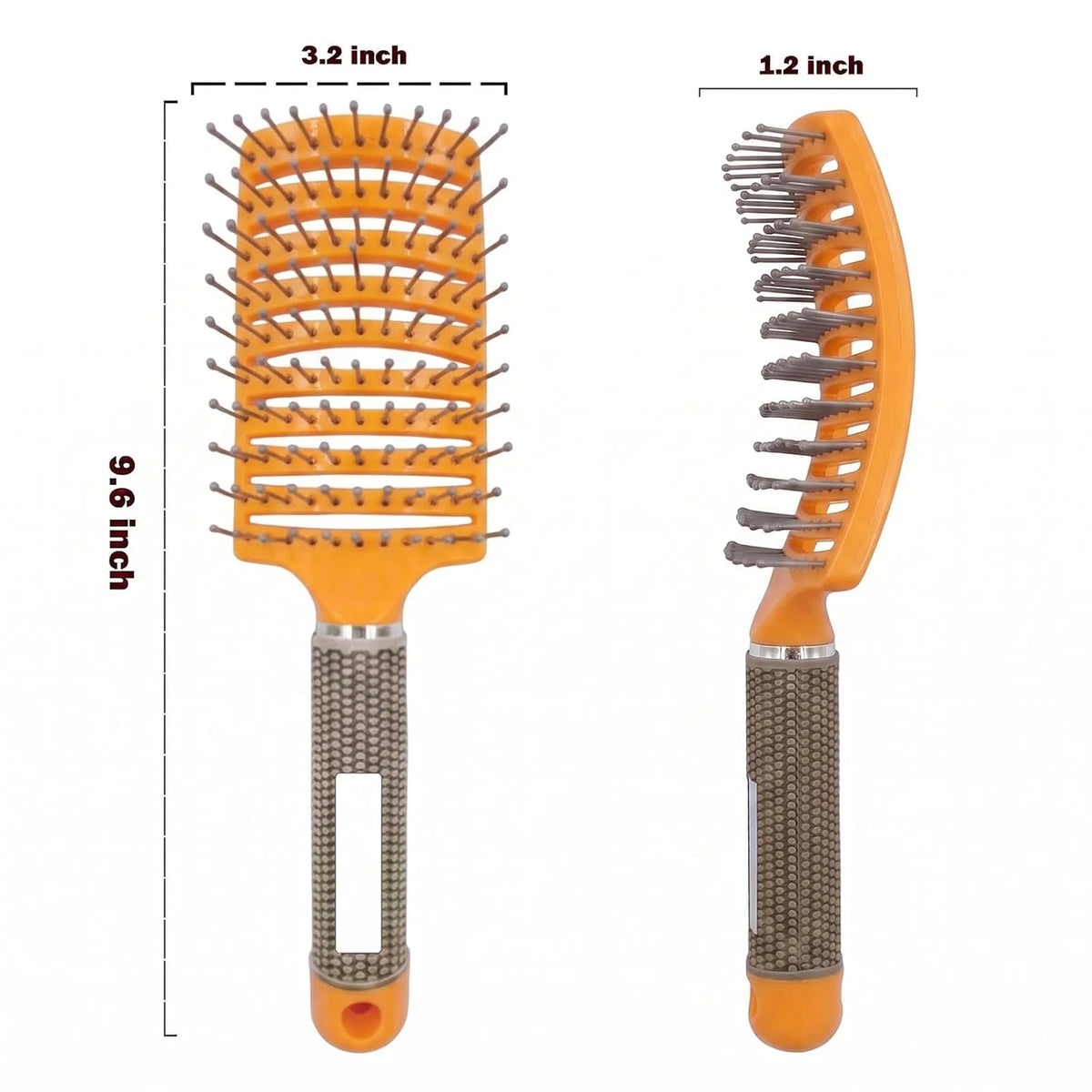 Curved Vented Hair Brush,Detangler Brush Faster Blow Drying for Women, Men