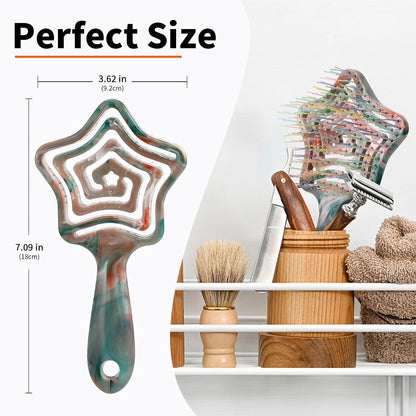 Detangling Wet Hair Brush for Thin or Straight Hair Wet or Dry,Star