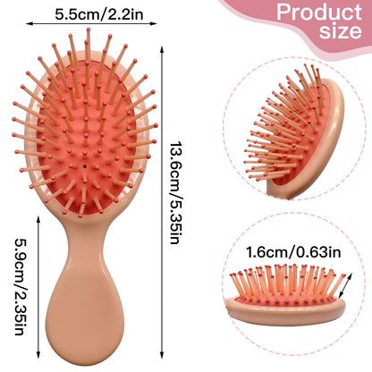 3 Pieces Mini Wet Hair Brush, Travel Detangling Brush,
