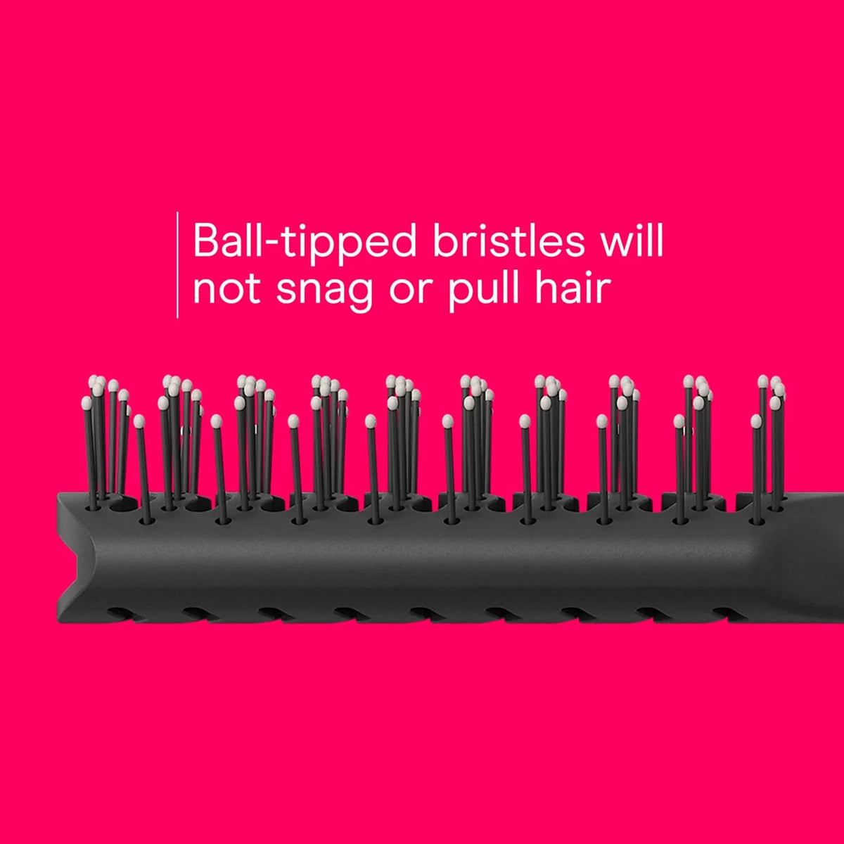 Conair Grip & Lift Vent Hairbrush, Full-Size and Mid-Size Brush Set, Nylon Bristle Hair Brushes for Blowout Styling, Value Pack, Color May Vary