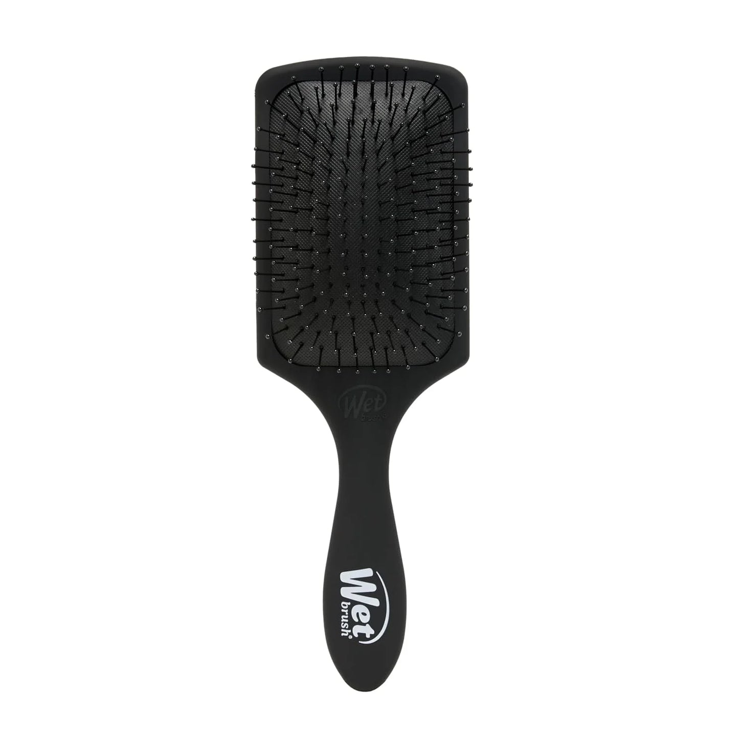 Wet Brush Refresh and Extend Paddle Detangler, Black, Detangling Brush with Infused Charcoal Ultra-Soft IntelliFlex Bristles For All Hair Types, Removes Dirt, Excess Oils & Impurities