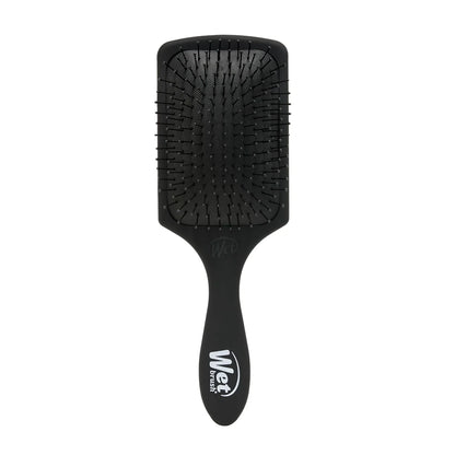 Wet Brush Refresh and Extend Paddle Detangler, Black, Detangling Brush with Infused Charcoal Ultra-Soft IntelliFlex Bristles For All Hair Types, Removes Dirt, Excess Oils & Impurities
