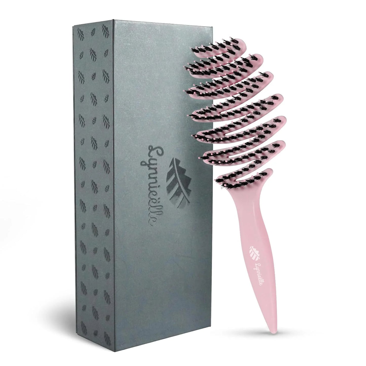 Natural Boar Bristle Hair Brush for Fine Hair - A Great Gift