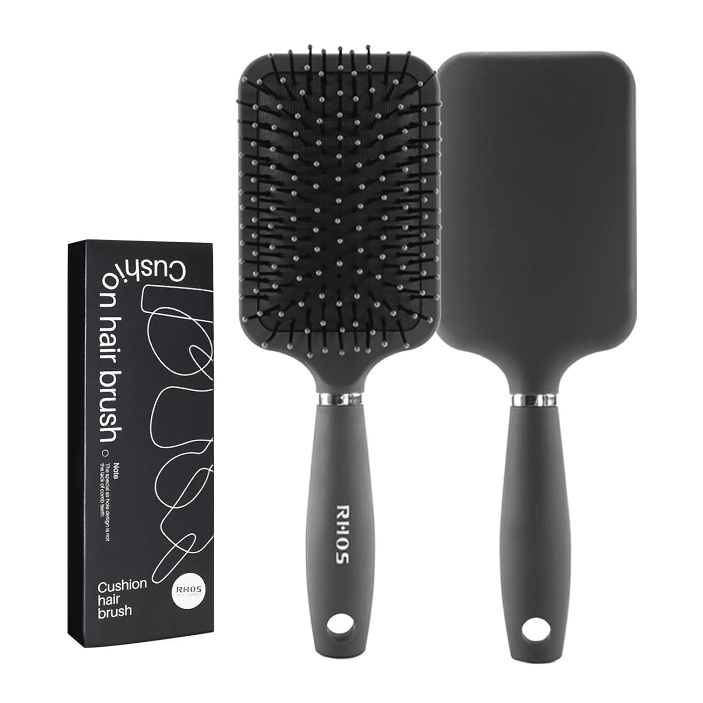 Purple Square Paddle Hair Brush for Women Men's Thin,Short,Thick,Long Hair