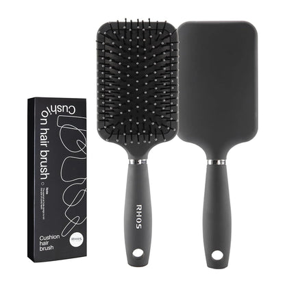 Purple Square Paddle Hair Brush for Women Men's Thin,Short,Thick,Long Hair