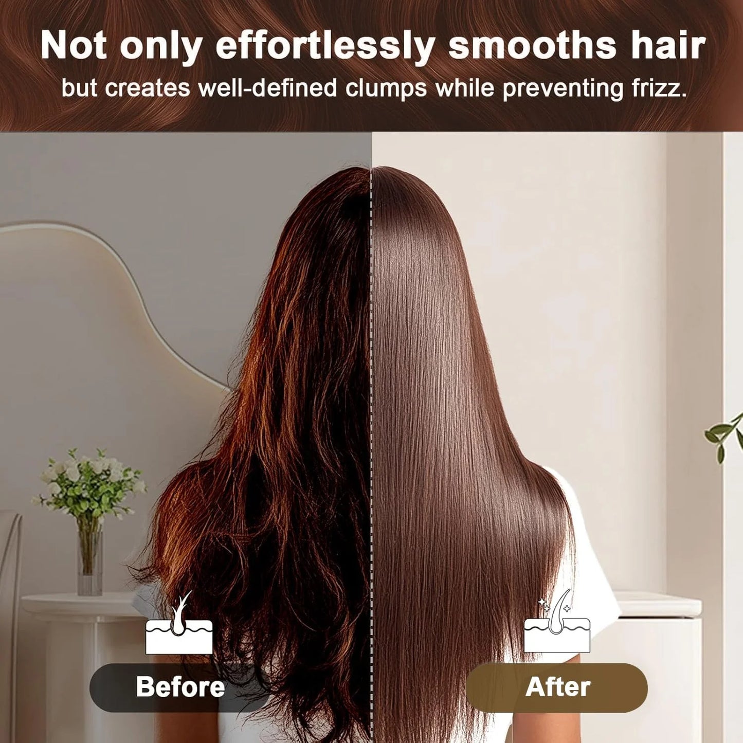 Natural Boar Bristle Hair Brush for Fine Hair - A Great Gift
