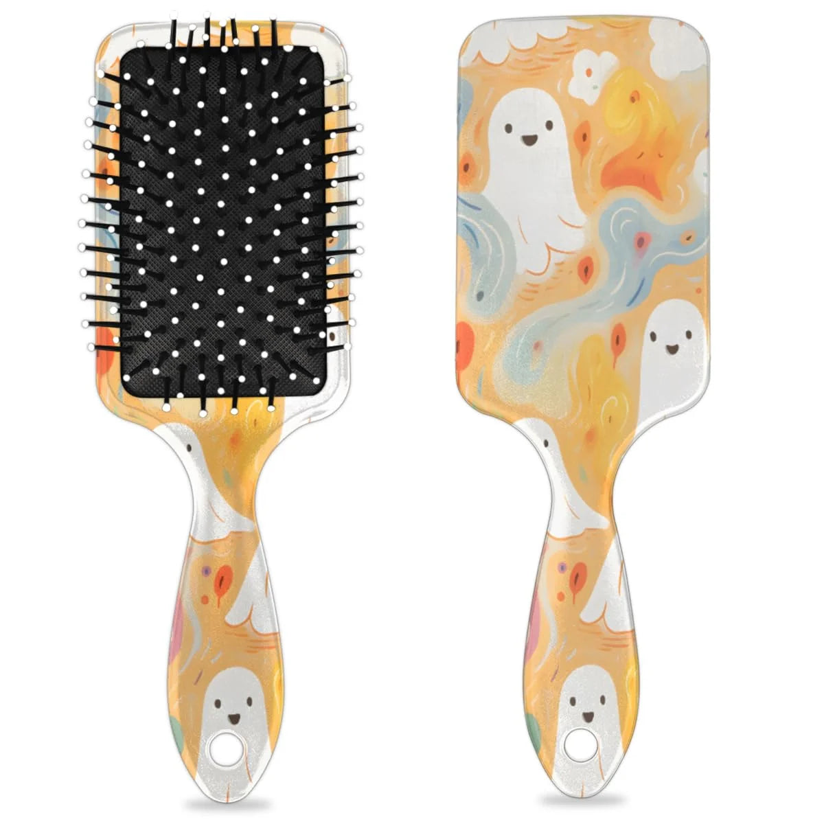 Wet Hair Brush Detangling Hair Brushes for Women Men, Paddle Brush(Retro Leopard Cheetah Animal Print)