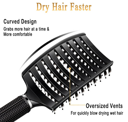 Detangling Brush for Women & Kids, Wet & Dry Hair, All Hair Types