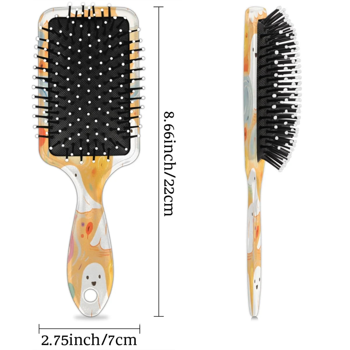 Wet Hair Brush Detangling Hair Brushes for Women Men, Paddle Brush(Retro Leopard Cheetah Animal Print)