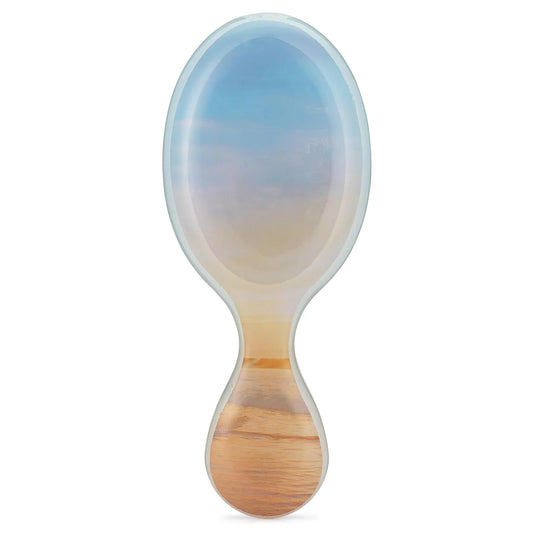 Wet Brush Mini Detangler Hair Brush, Blue (Desert Afterglow) - Detangling Travel Hair Brush - Ultra-Soft IntelliFlex Bristles Glide Through Tangles with Ease - Pain-Free - All Hair Types
