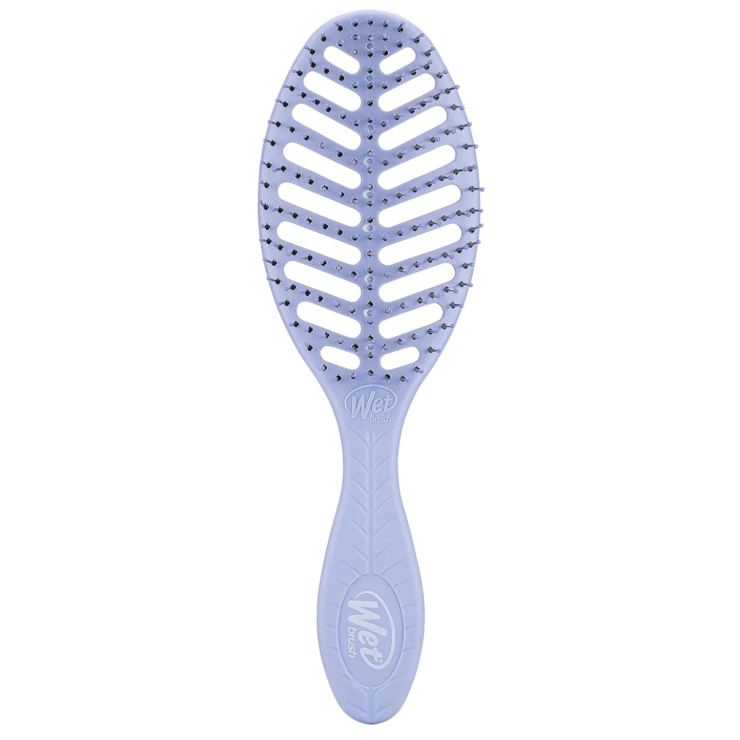 Wet Brush Go Green Speed Dry Hair Brush, Green - Vented Design & Ultra Soft HeatFlex Bristles - Ergonomic Handle Manages Tangle & Uncontrollable Hair - Pain-Free Hair Accessories