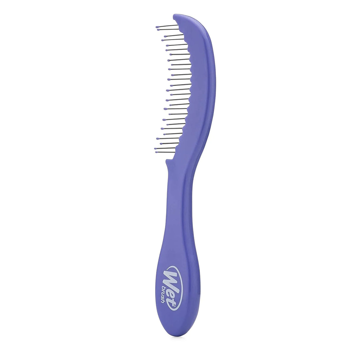 Wet Brush Thin Detangler Comb - Purple, Custom Care - All Hair Types - Ultra-Soft IntelliFlex Bristles Glide Through Tangles with Ease - Pain-Free Comb for Men & Women (Pack of 2)