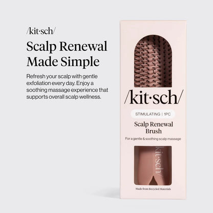 Kitsch Scalp Renewal Brush - Hairbrush Scalp Massager - Haze Blue