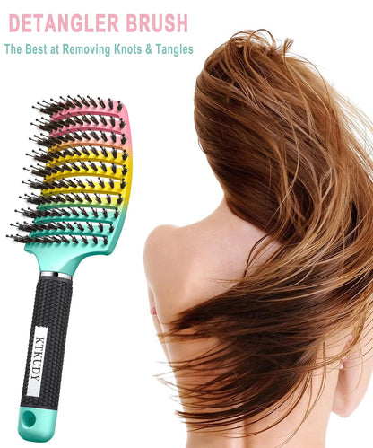 Detangling Brush for Women & Kids, Wet & Dry Hair, All Hair Types