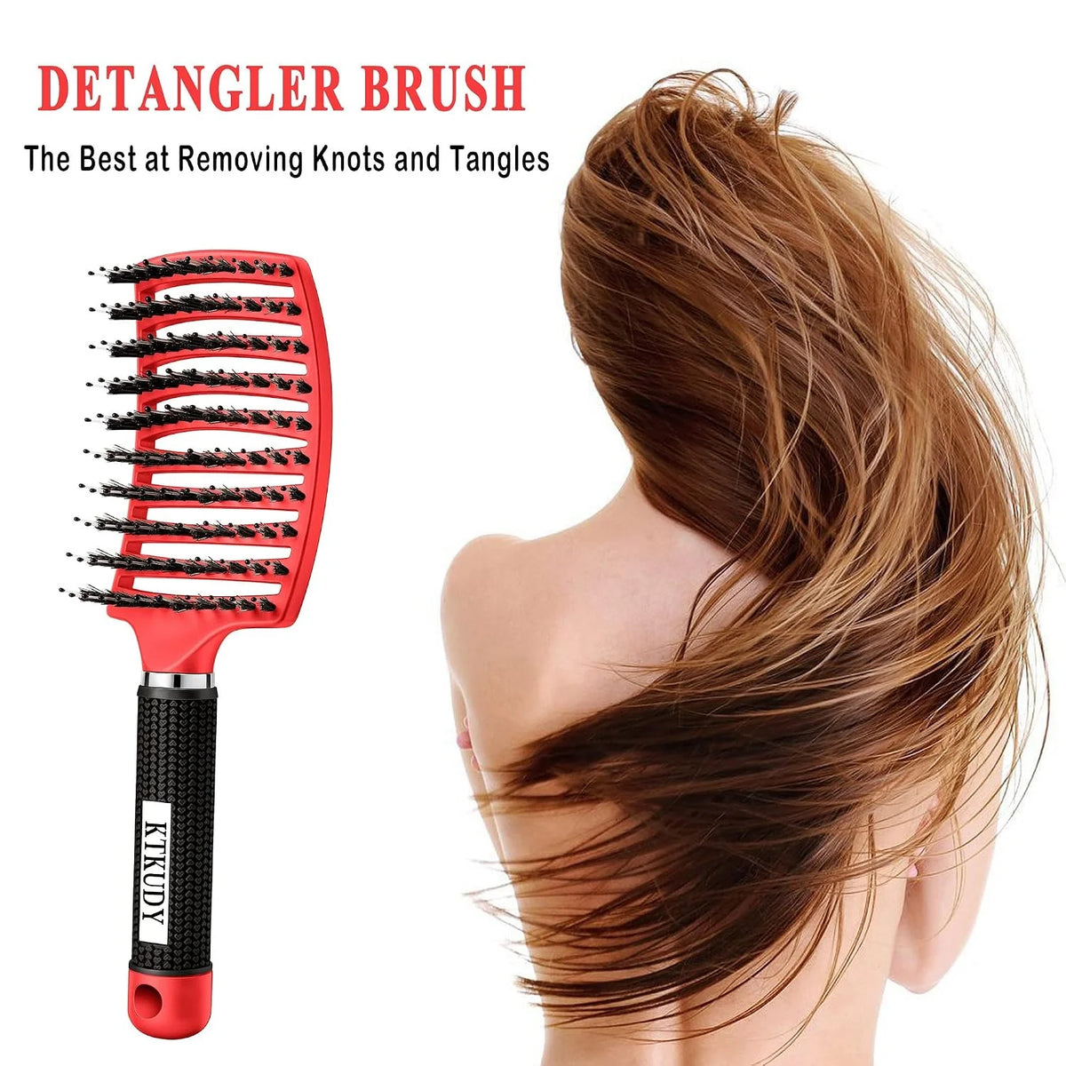 Detangling Brush for Women & Kids, Wet & Dry Hair, All Hair Types