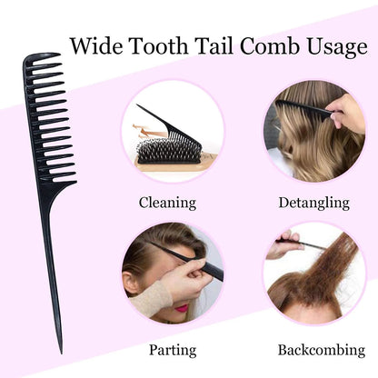 URTHEONE Hair Brush,Boar Bristle Hair Brushes and Styling Comb Set for Women Men Kids, Best Natural Wooden Paddle Hairbrush for Wet or Dry Hair Detangling Smoothing Massaging