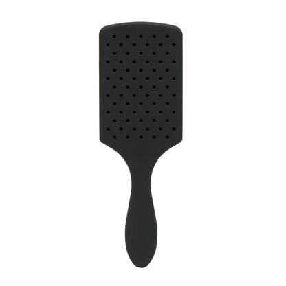 Wet Brush Refresh and Extend Paddle Detangler, Black, Detangling Brush with Infused Charcoal Ultra-Soft IntelliFlex Bristles For All Hair Types, Removes Dirt, Excess Oils & Impurities