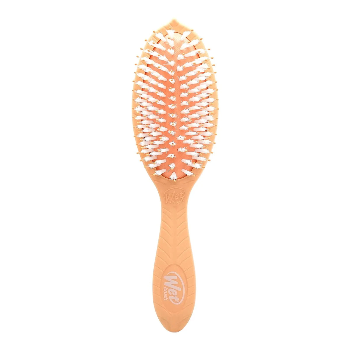 Wet Brush Go Green Coconut Oil Infused Detangling Hair Brush - Pain-Free Ultra-Soft Detangler Bristles Glide Through Tangles with Ease - Protects Against Split Ends (Pack of 2)