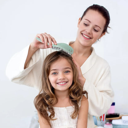 AIMIKE Hemp-Relax Detangling Hair Brush for Wet & Dry Hair, Beige