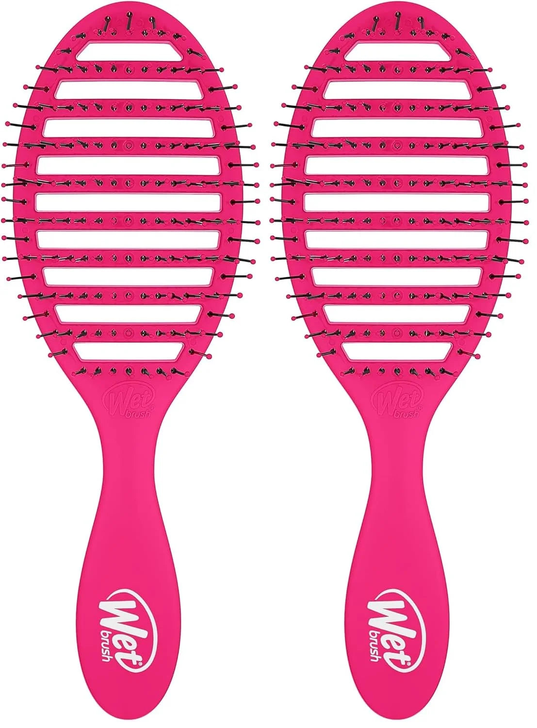 Wet Brush Speed Dry Hair Brush, Orange Crush (Summer Quencher) - Vented Design & Soft HeatFlex Bristles Are Blow Dry Safe - Ergonomic Handle Manages Tangles - Pain-Free Hair Accessories