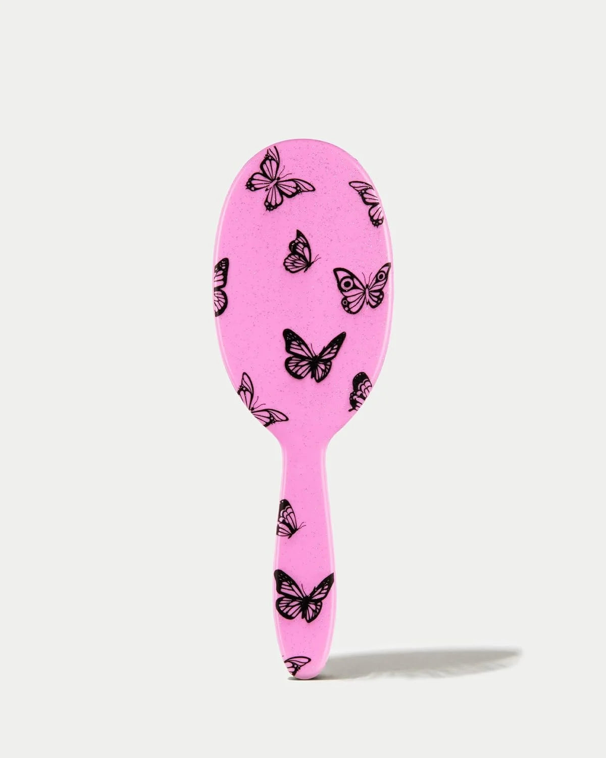 FRAMAR Checkered Hair Brush Detangler, Wet Hair Brushes For Women – Pink