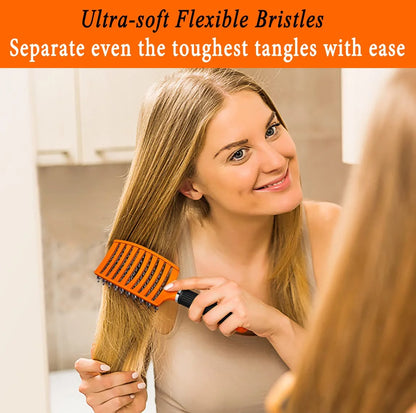 Detangling Brush for Women & Kids, Wet & Dry Hair, All Hair Types