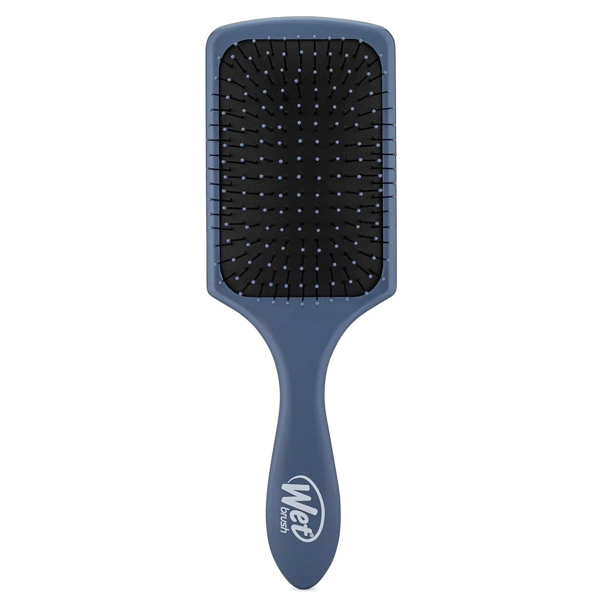 Wet Brush Refresh and Extend Paddle Detangler, Black, Detangling Brush with Infused Charcoal Ultra-Soft IntelliFlex Bristles For All Hair Types, Removes Dirt, Excess Oils & Impurities