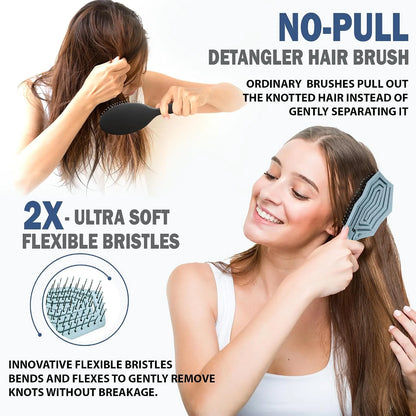 Fiora Naturals Detangling Hair Brush for Women, Detangler Hair Brush, Pink