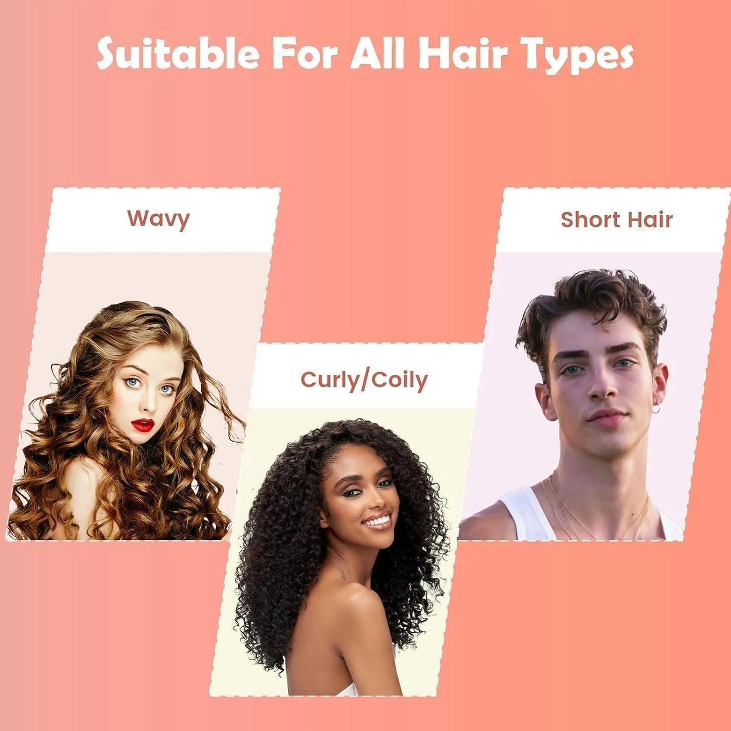 ABOYOY Curl Defining Brush with Side Gear for Curly Hair, Detangling & Styling Brush for Women Men, Lightweight Ergonomic Candy Brush Works on Wet or Dry Hair (Purple)