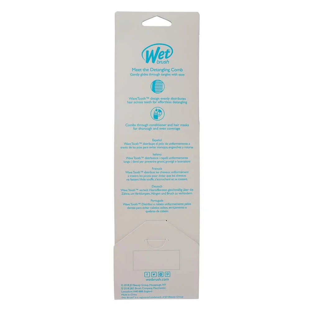 Wet Brush Detangling Comb - Purple Unisex Comb 1 Pc (Pack of 2)