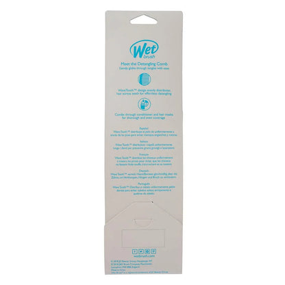 Wet Brush Detangling Comb - Purple Unisex Comb 1 Pc (Pack of 2)