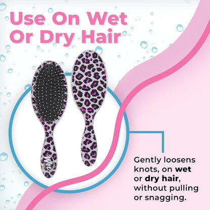 Wet Brush Original Detangler Hair Brush, Hipster Sketch, Ultra-Soft IntelliFlex Bristles, Detangling Bristles Glide Through Tangles (Wet & Dry Hair), Women & Men
