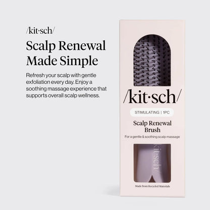 Kitsch Scalp Renewal Brush - Hairbrush Scalp Massager - Haze Blue