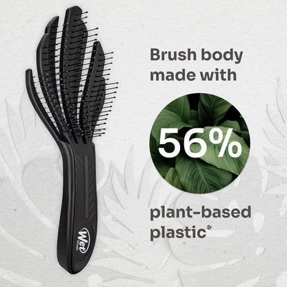 Wet Brush Go Green Curl Detangler Hair Brush - Pale Pink Ultra-Soft IntelliFlex Detangling Bristles Glide Through Tangles with Ease - Great For Curly Hair-No Split Ends & Pain-Free for Wet or Dry Hair