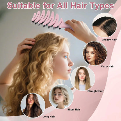 Natural Boar Bristle Hair Brush for Fine Hair - A Great Gift