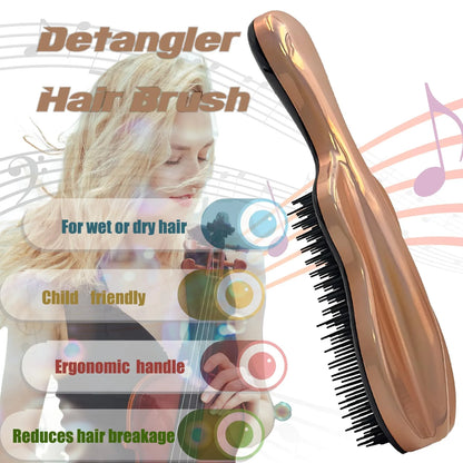 WYNK Detangling Hairbrush Detangler 2 Pack for Adults & Kids, Iridescent