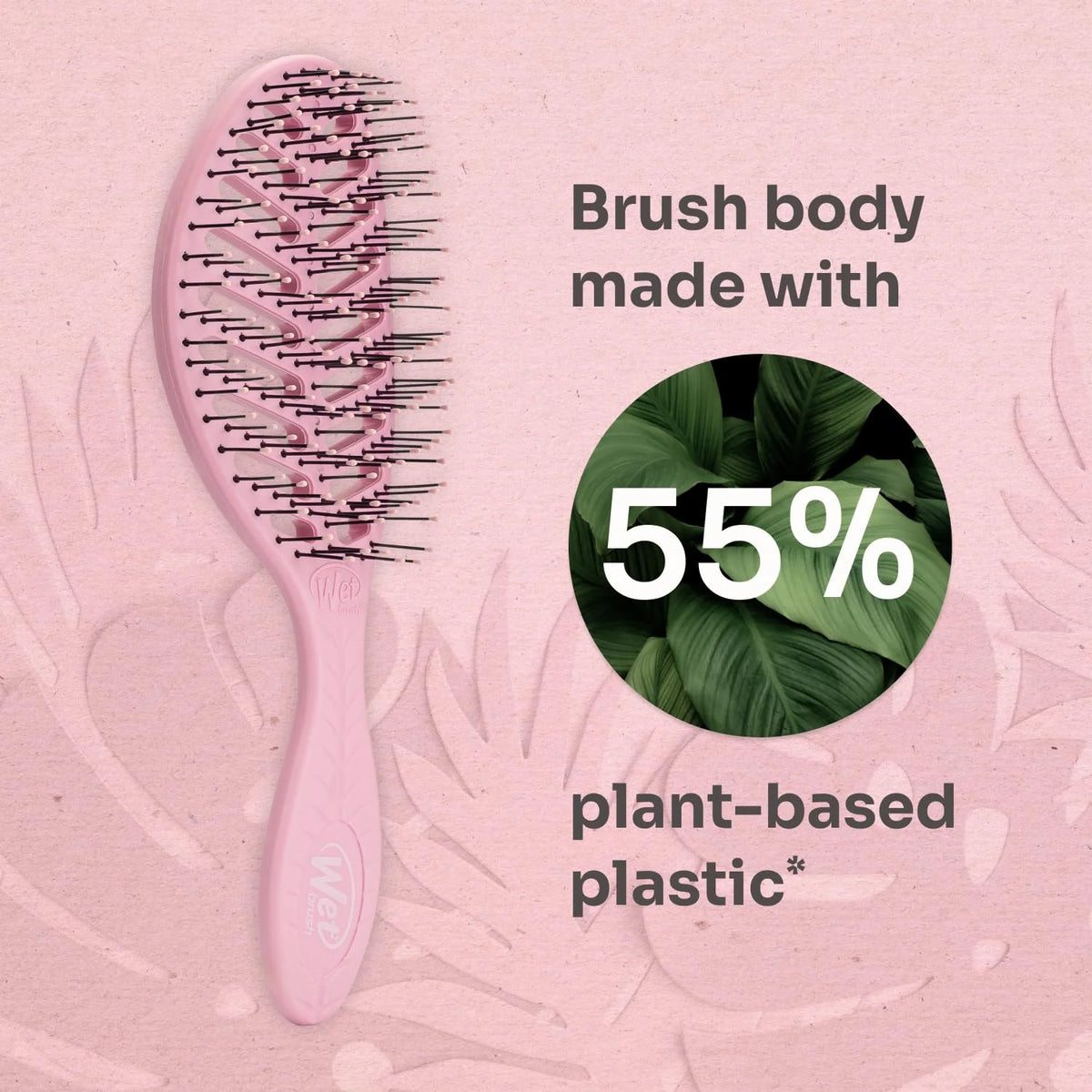 Wet Brush Go Green Speed Dry Hair Brush, Green - Vented Design & Ultra Soft HeatFlex Bristles - Ergonomic Handle Manages Tangle & Uncontrollable Hair - Pain-Free Hair Accessories