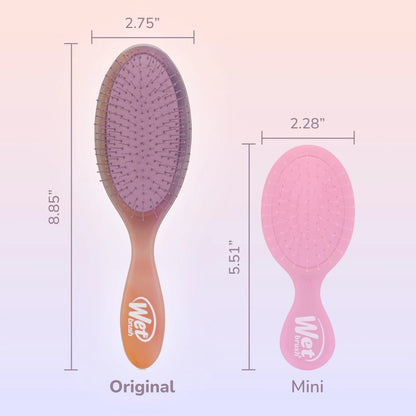 Wet Brush Original Detangler Hair Brush, Hipster Sketch, Ultra-Soft IntelliFlex Bristles, Detangling Bristles Glide Through Tangles (Wet & Dry Hair), Women & Men