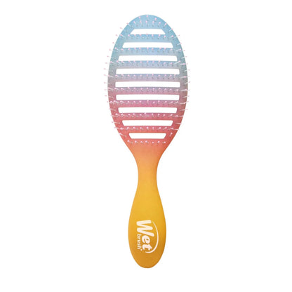 Wet Brush Speed Dry Hair Brush, Orange Crush (Summer Quencher) - Vented Design & Soft HeatFlex Bristles Are Blow Dry Safe - Ergonomic Handle Manages Tangles - Pain-Free Hair Accessories