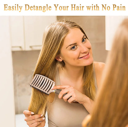 Detangling Brush for Women & Kids, Wet & Dry Hair, All Hair Types