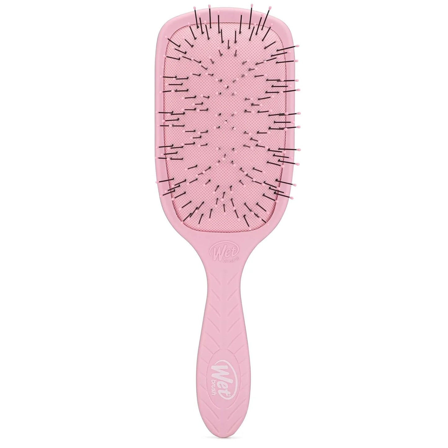 Wet Brush Go Green Thick Hair Paddle Detangling Brush, Green - Ultra-Soft IntelliFlex Bristles With AquaVent - Gently Loosens Knots While Minimizing Pain - Curly, Coarse, Long, Wet & Dry Hair