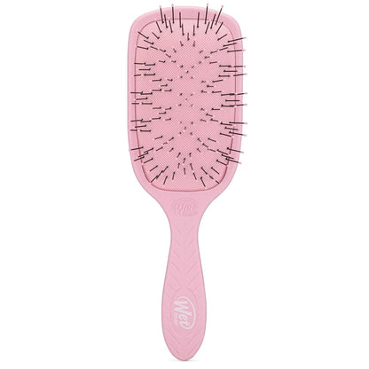Wet Brush Go Green Thick Hair Paddle Detangling Brush, Green - Ultra-Soft IntelliFlex Bristles With AquaVent - Gently Loosens Knots While Minimizing Pain - Curly, Coarse, Long, Wet & Dry Hair