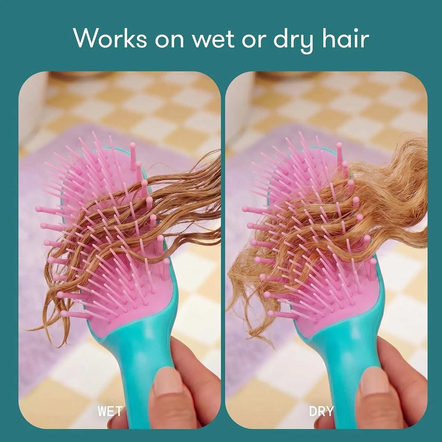 Frida for Kids Curly Hair Brush, Detangling Brush for Curls, Kids