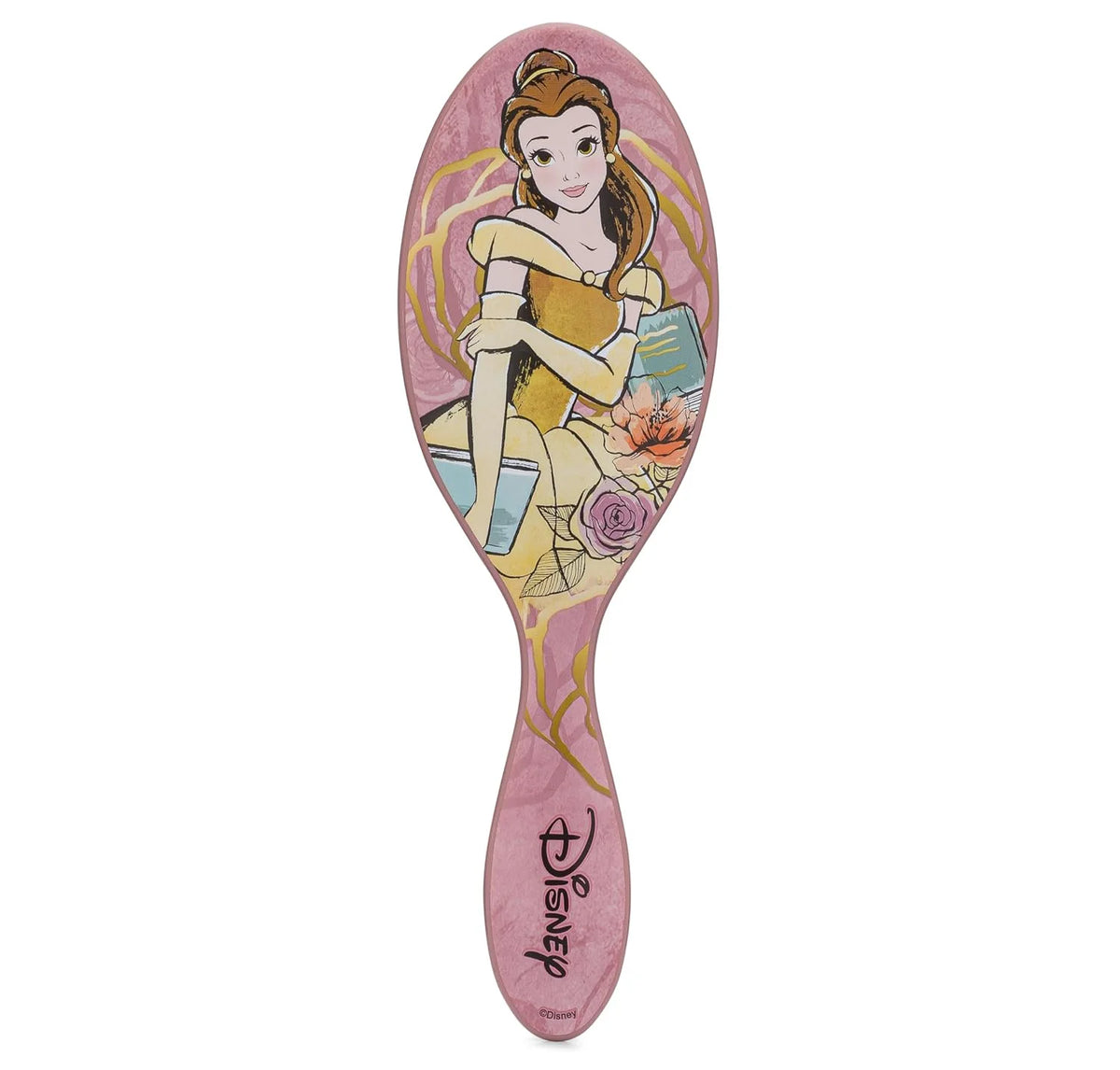 Wet Brush Disney Original Hair Detangler, Cinderella (Elegant Princess), Ultra-Soft IntelliFlex Bristles, Detangling Brush Glides Through Tangles (Wet Dry & Damaged Hair), Women & Men