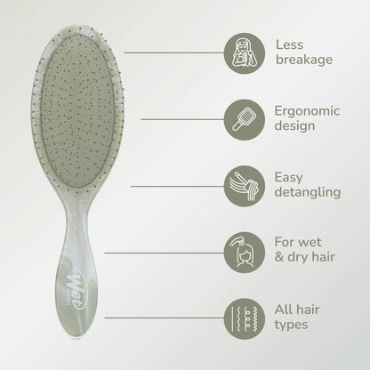 Wet Brush Original Detangler Hair Brush, Hipster Sketch, Ultra-Soft IntelliFlex Bristles, Detangling Bristles Glide Through Tangles (Wet & Dry Hair), Women & Men