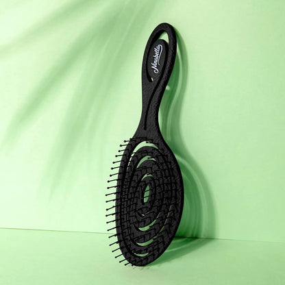 Ninabella Detangler Brush - No Tangle Hair Brush for Women, Fine, Thick and Long Hair - Hairbrush for Wet and Dry Hair, Gentle on the Scalp - Light Blue