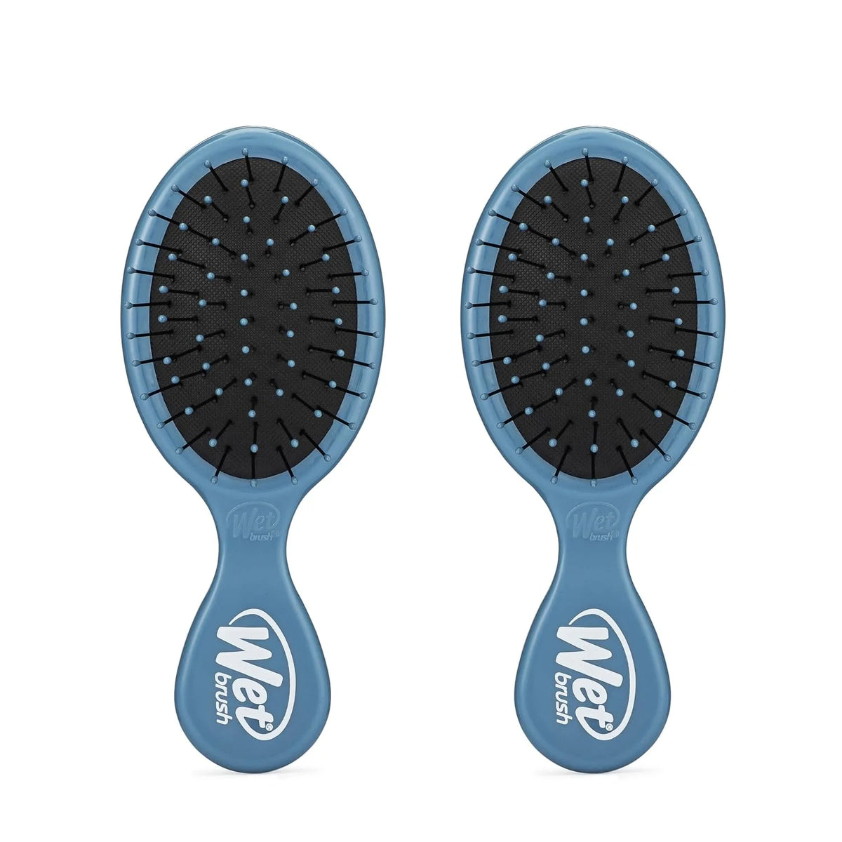Wet Brush Mini Detangler Hair Brush, Purple, Detangling Travel Hairbrush, Ultra-Soft IntelliFlex Bristles Glide Through Tangles with Ease, Pain-Free, All Hair Types (2 Pack)