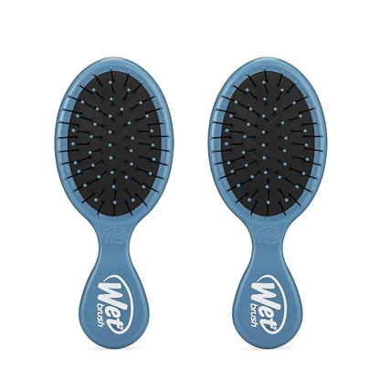 Wet Brush Mini Detangler Hair Brush, Purple, Detangling Travel Hairbrush, Ultra-Soft IntelliFlex Bristles Glide Through Tangles with Ease, Pain-Free, All Hair Types (2 Pack)