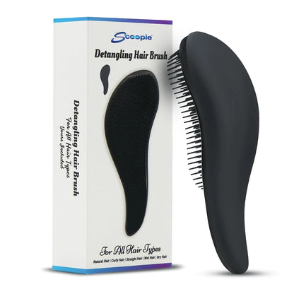 Detangling Hair Brush - Gentle Wet Dry Hairbrush Purple