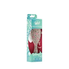 Wet Brush Kids Detangler Hair Brushes - Chevron - Midi Detangling Brush with Ultra-Soft IntelliFlex Bristles Glide Through Tangles with Ease - Pain-Free Comb for All Hair Types